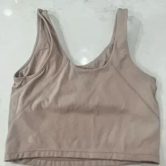 Women's Tan Crop Top - Picture 1 of 2